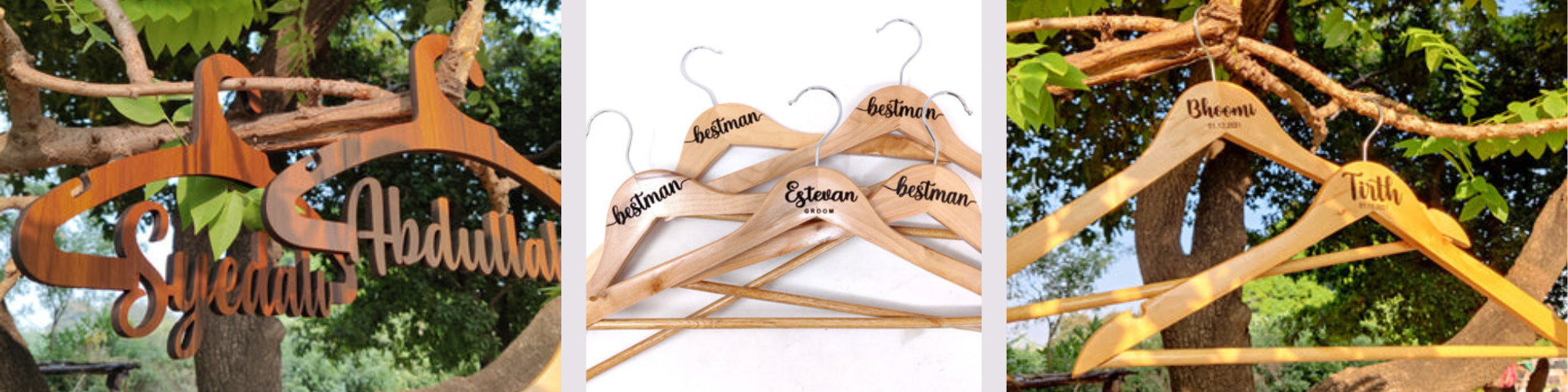 Personalized Wooden Clothes Hanger