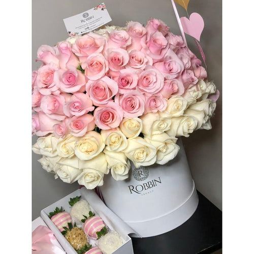 I Love U Box Fresh Roses Flowers Miami Florida. - Robbin Legacy