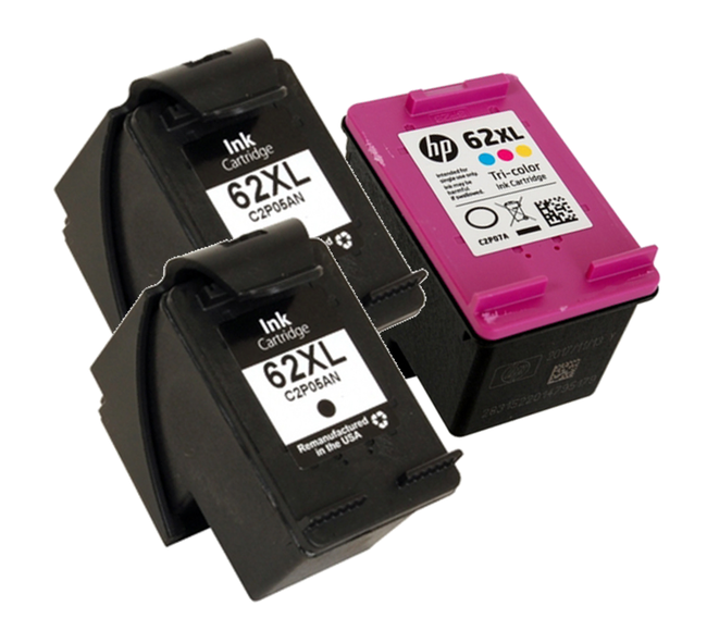  62XL Ink Cartridge Black & Color Combo Pack