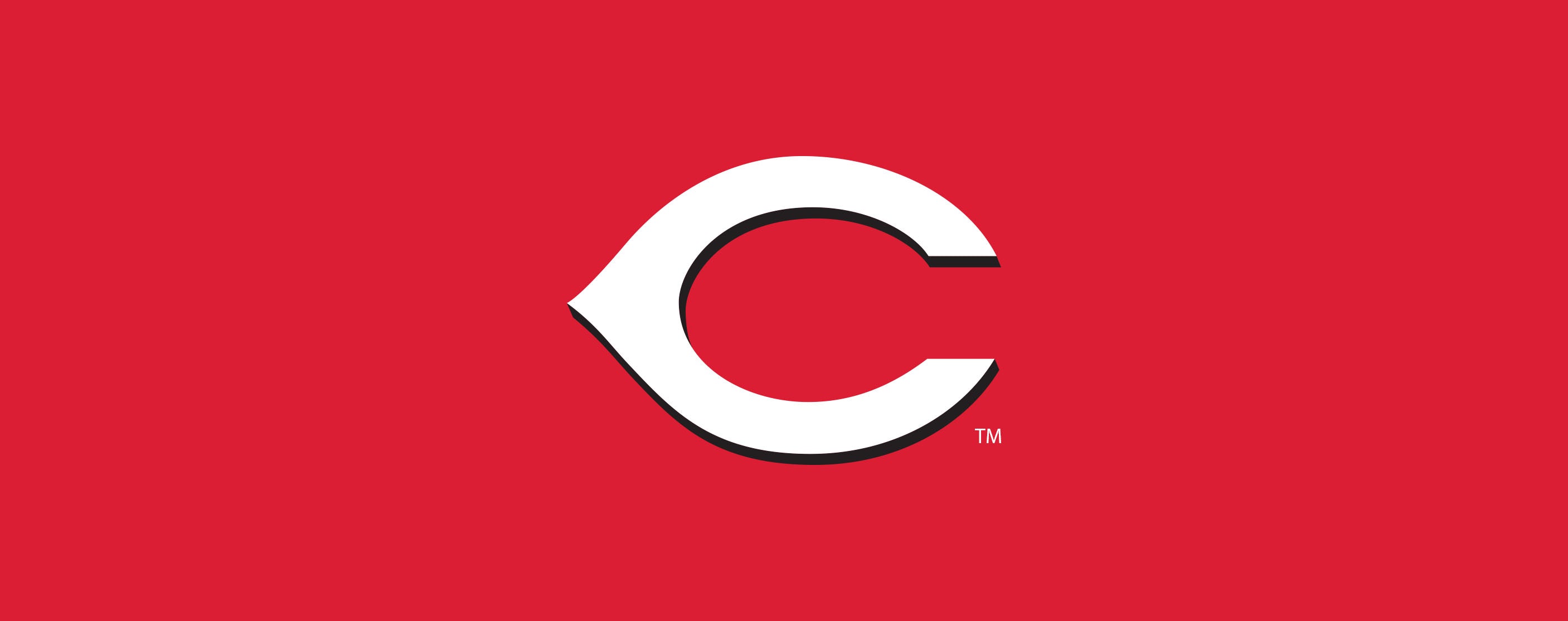 Cincinnati Reds - Team Color Logo State Sign