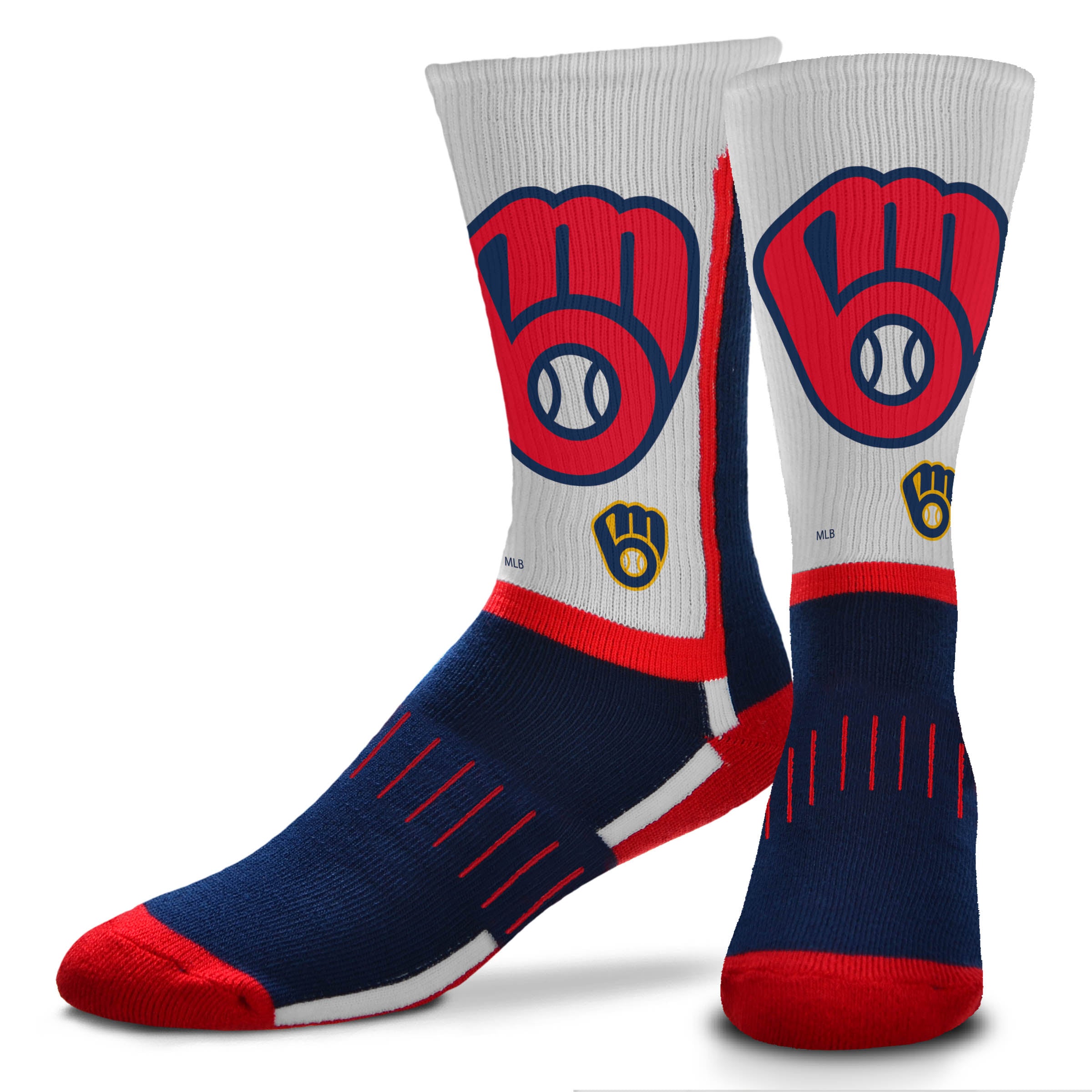 St. Louis Cardinals For Bare Feet Mascot Snoop V-Curve Crew Socks