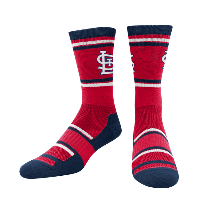 Officially Licensed MLB Boston Red Sox Performer II Socks, Size Medium | for Bare Feet