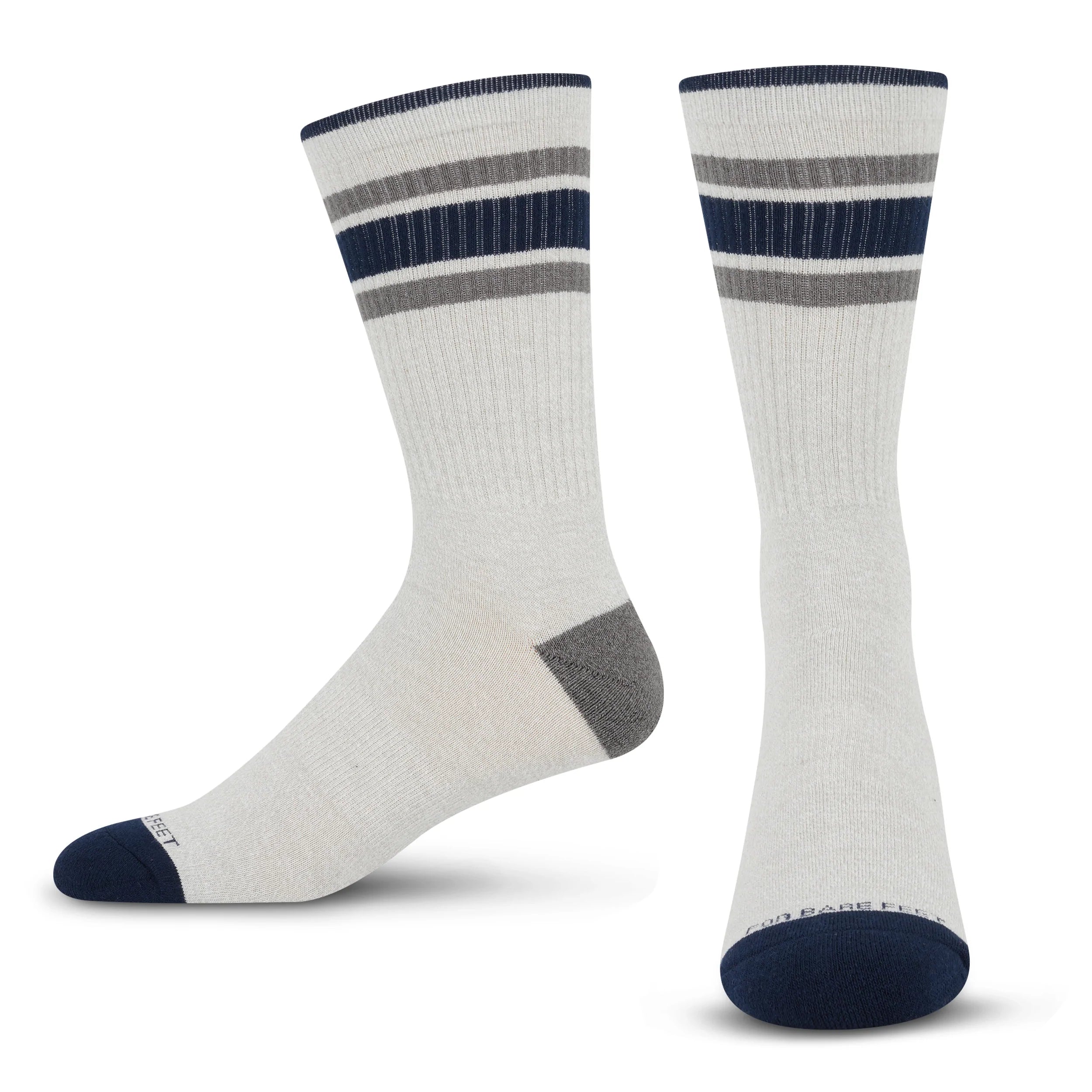 Quarter Crew Mono Stripe Varsity Socks - various colours – DOWSE