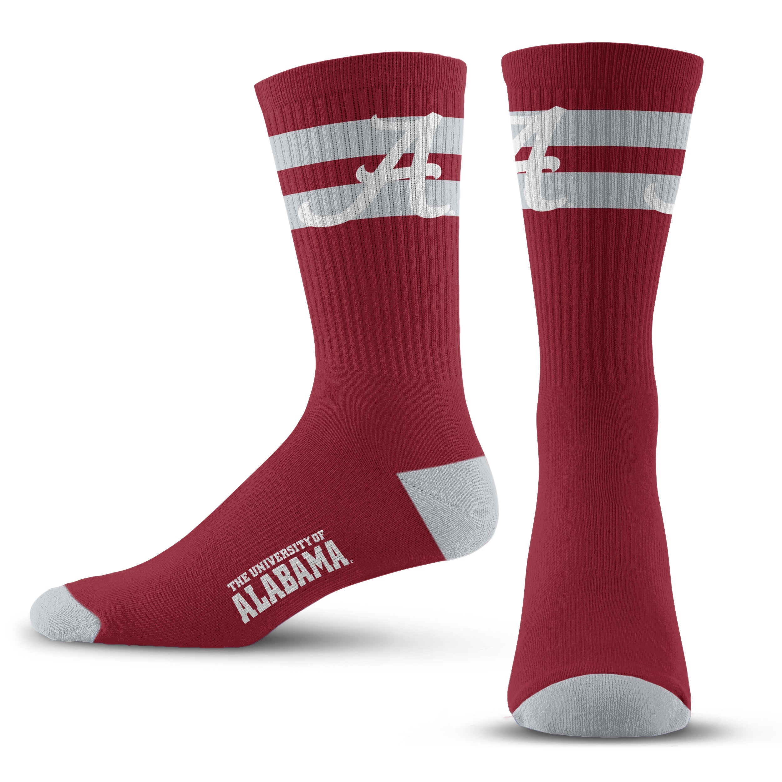 Alabama Crimson Tide Legend Premium Crew Socks – For Bare Feet