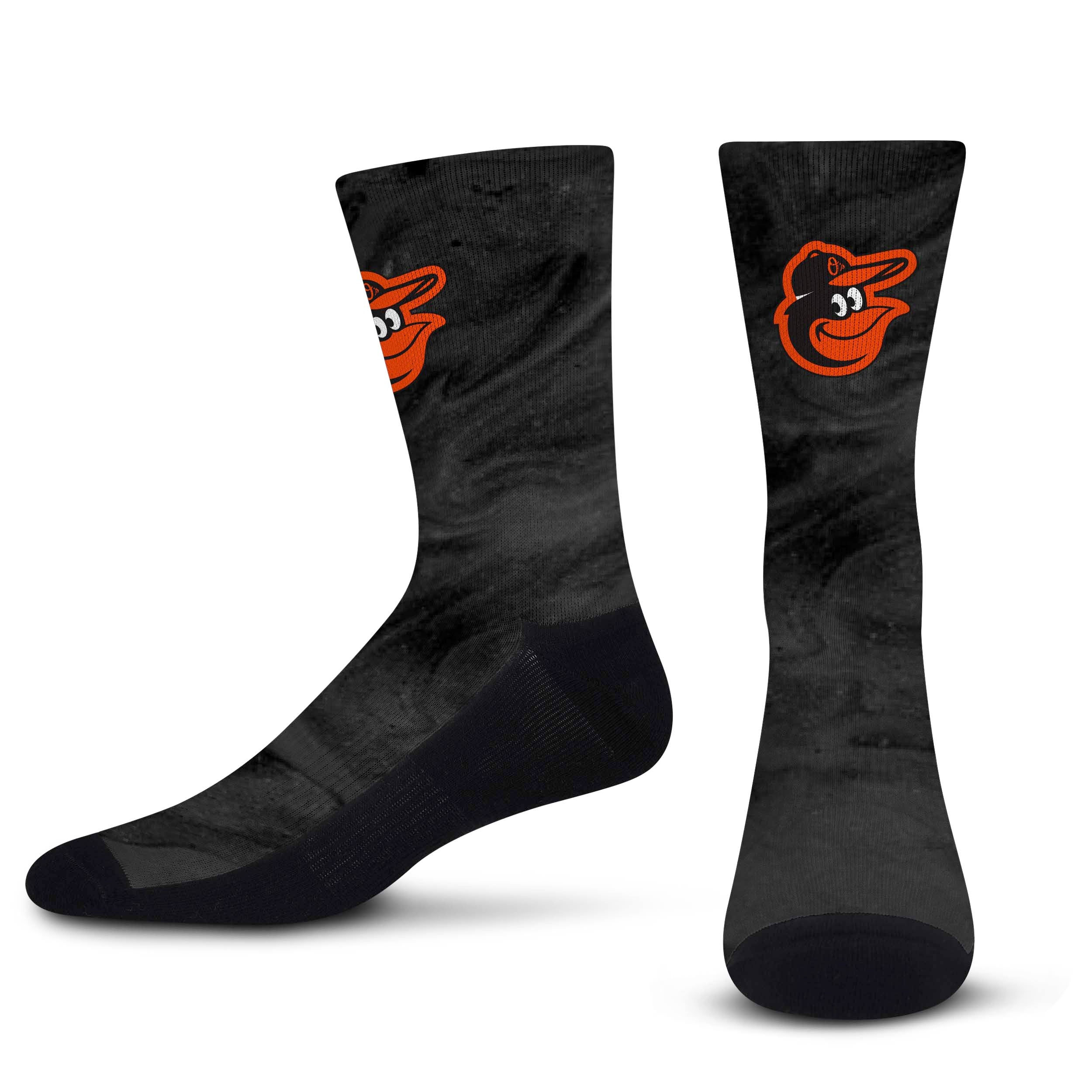 Official Baltimore Skyline Socks for Ravens, Orioles, and Terps