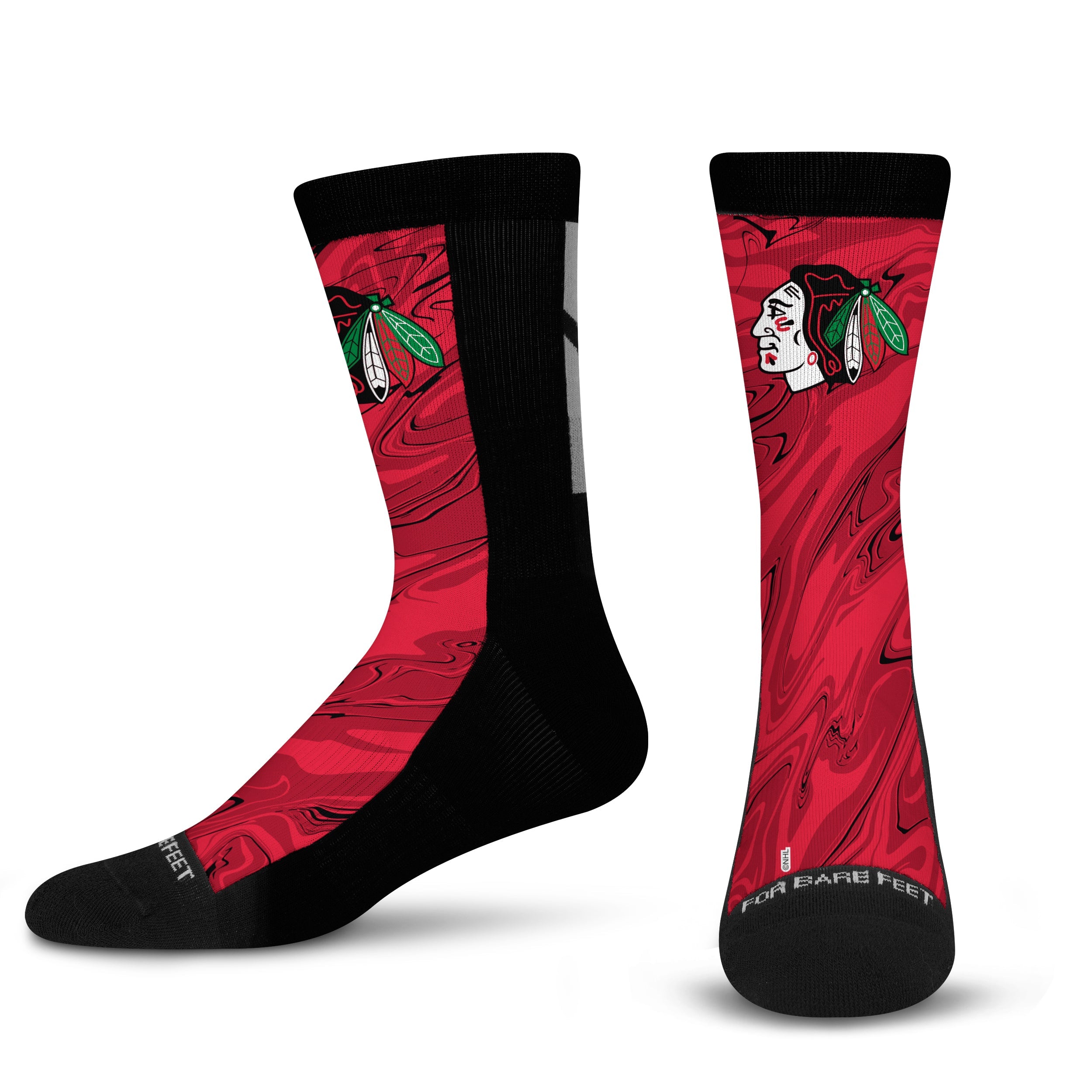 Adidas NHL 3-Pack Socks Chicago Blackhawks - Youth