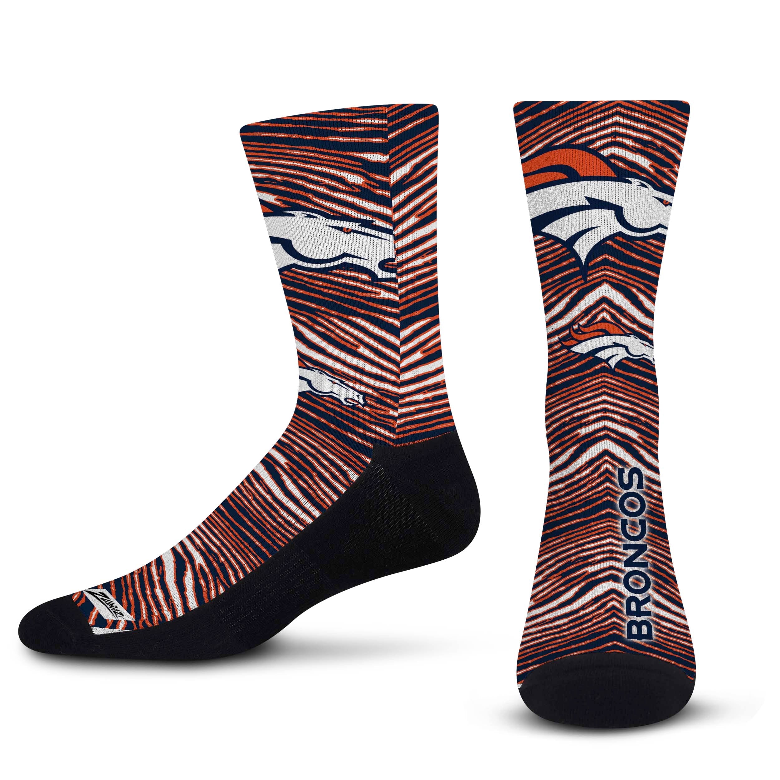 Officially Licensed NFL Knox Sox Buffalo Bills Zubaz Socks, Youth Size | for Bare Feet