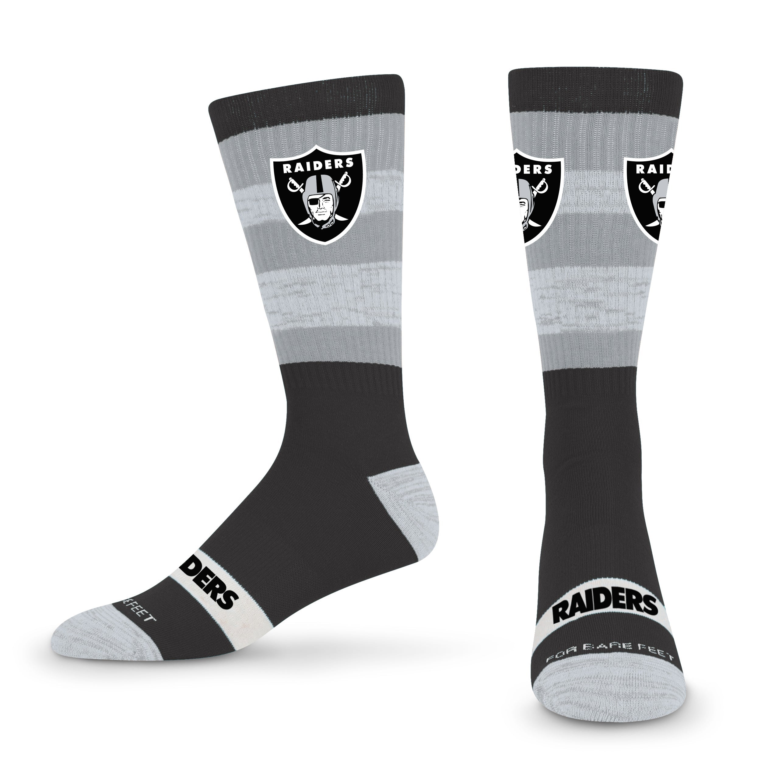 for Bare Feet Las Vegas Raiders MVP Socks