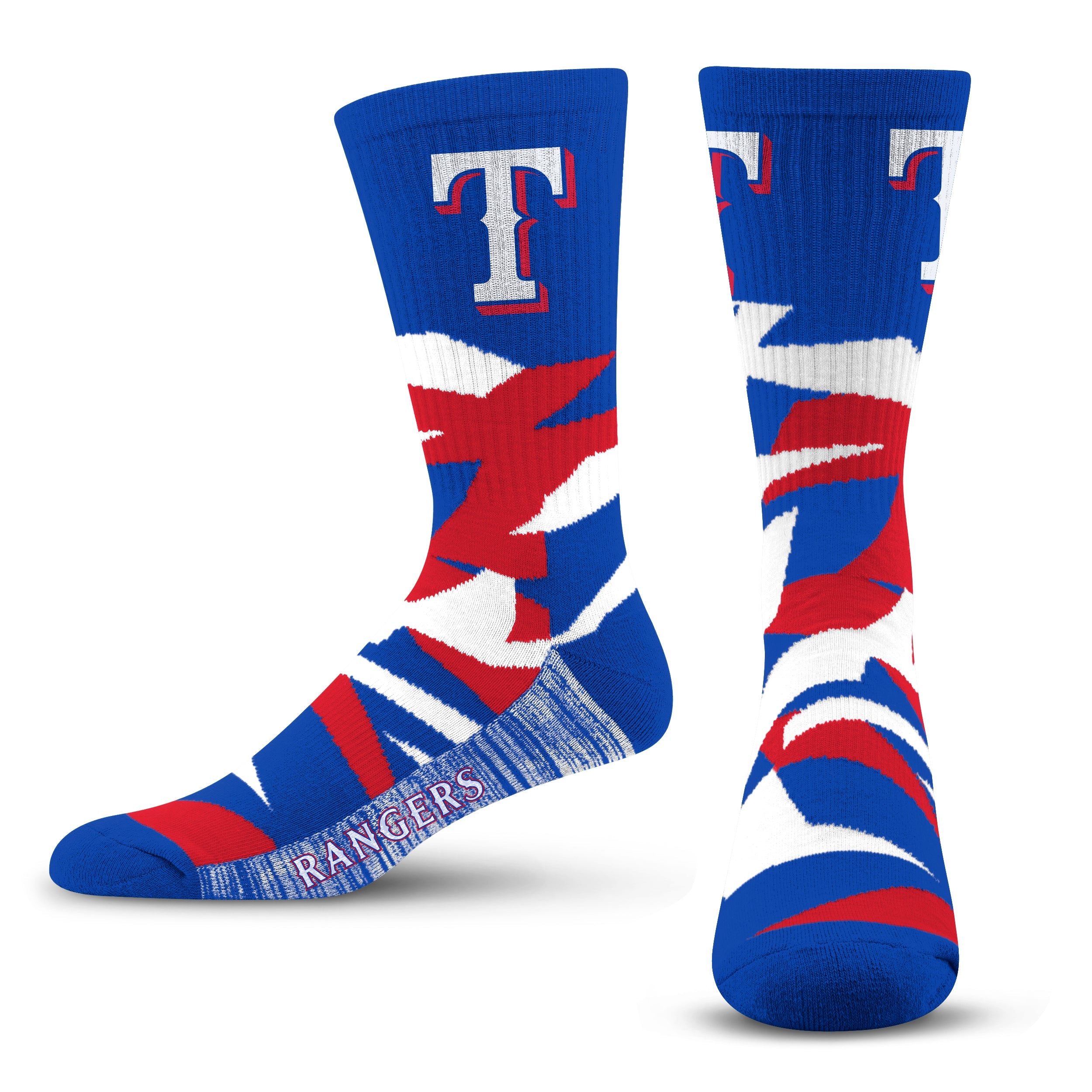 Texas Rangers Breakout Premium Crew Socks - For Bare Feet product image