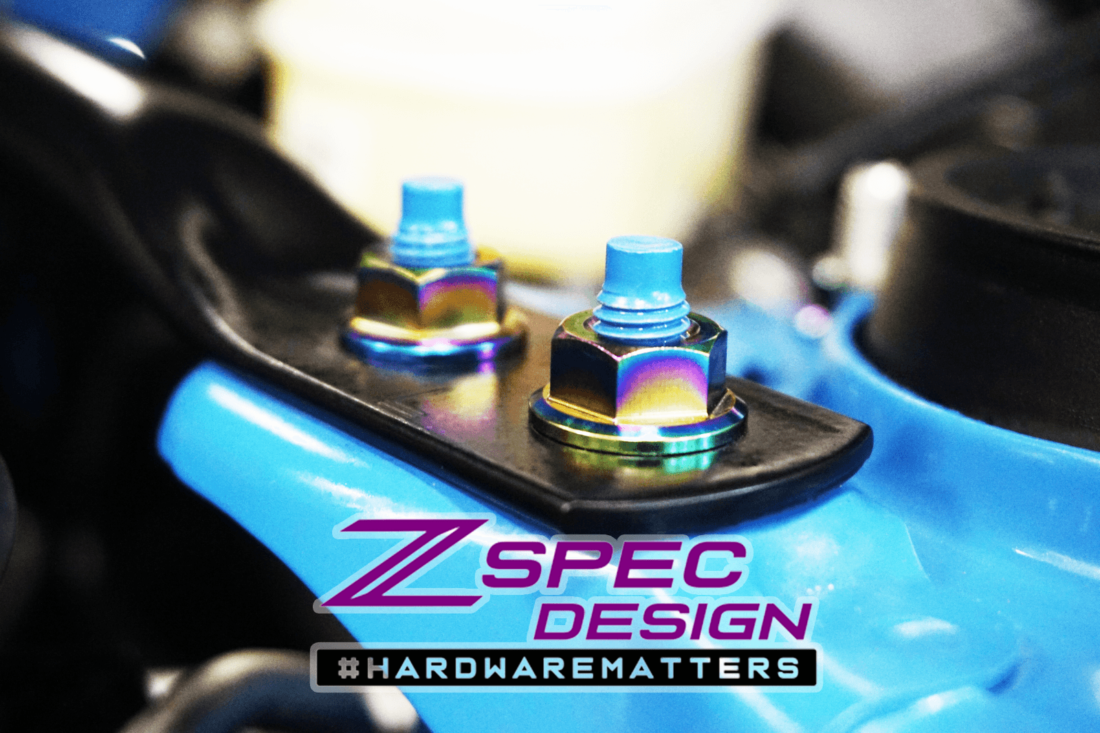 ZSPEC "Stage 2" Dress Up Bolts® Fastener Kit for '15-21 Subaru WRX & STI, Grade-5 Titanium Hardware Fasteners ZSPEC Design LLC.