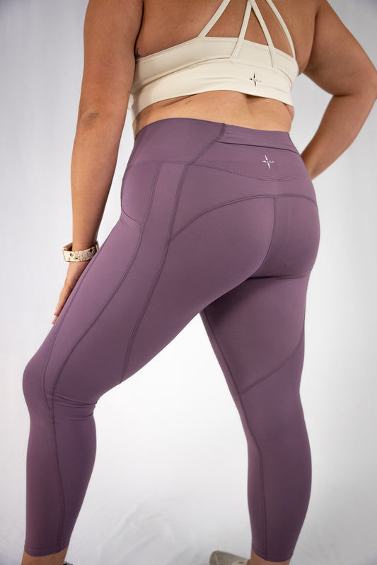 Core Leggings  Lavender Grey – The ZALA Brand