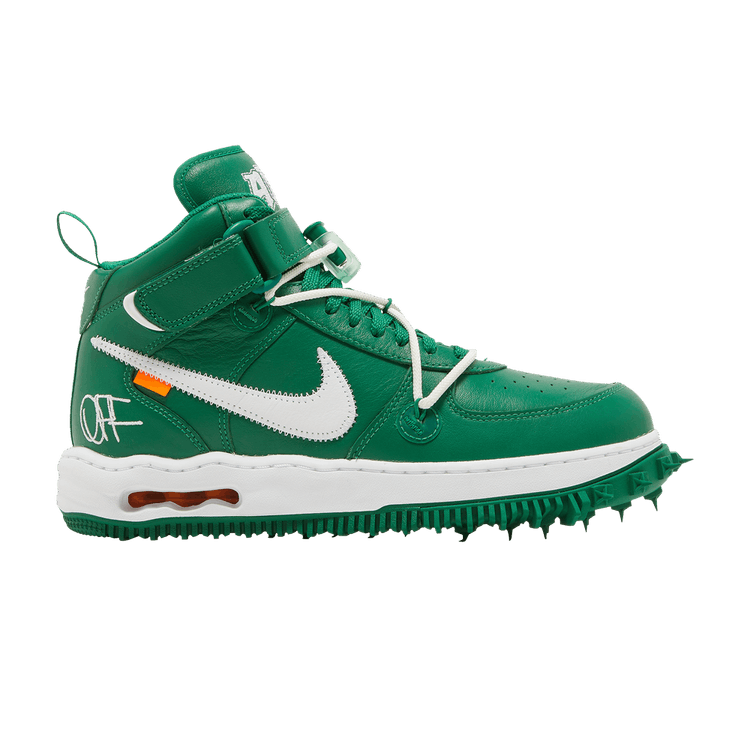 Off White X Air Force 1 Mid Sp Leather Pine Green - SwishFayetteville product image