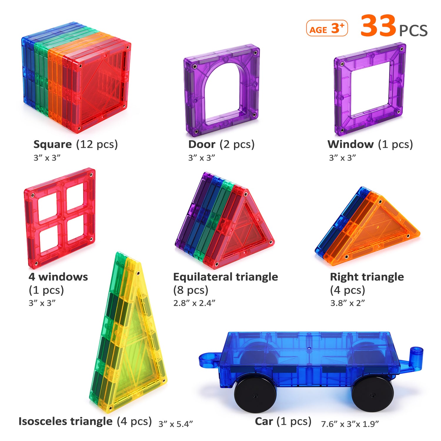 magnetic square tiles