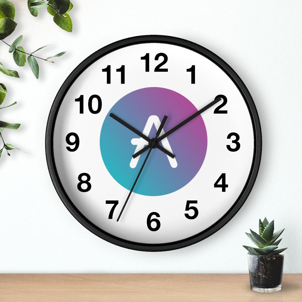 AAVE Wall clock - Crypto Loot Shop - Blockchain Merchandise