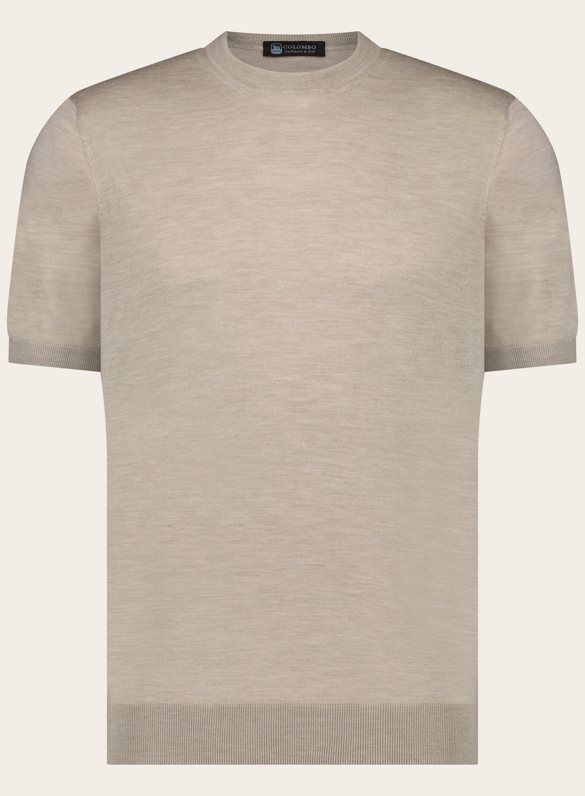 OGER - slim-fit cashmere-zijden T-shirt -