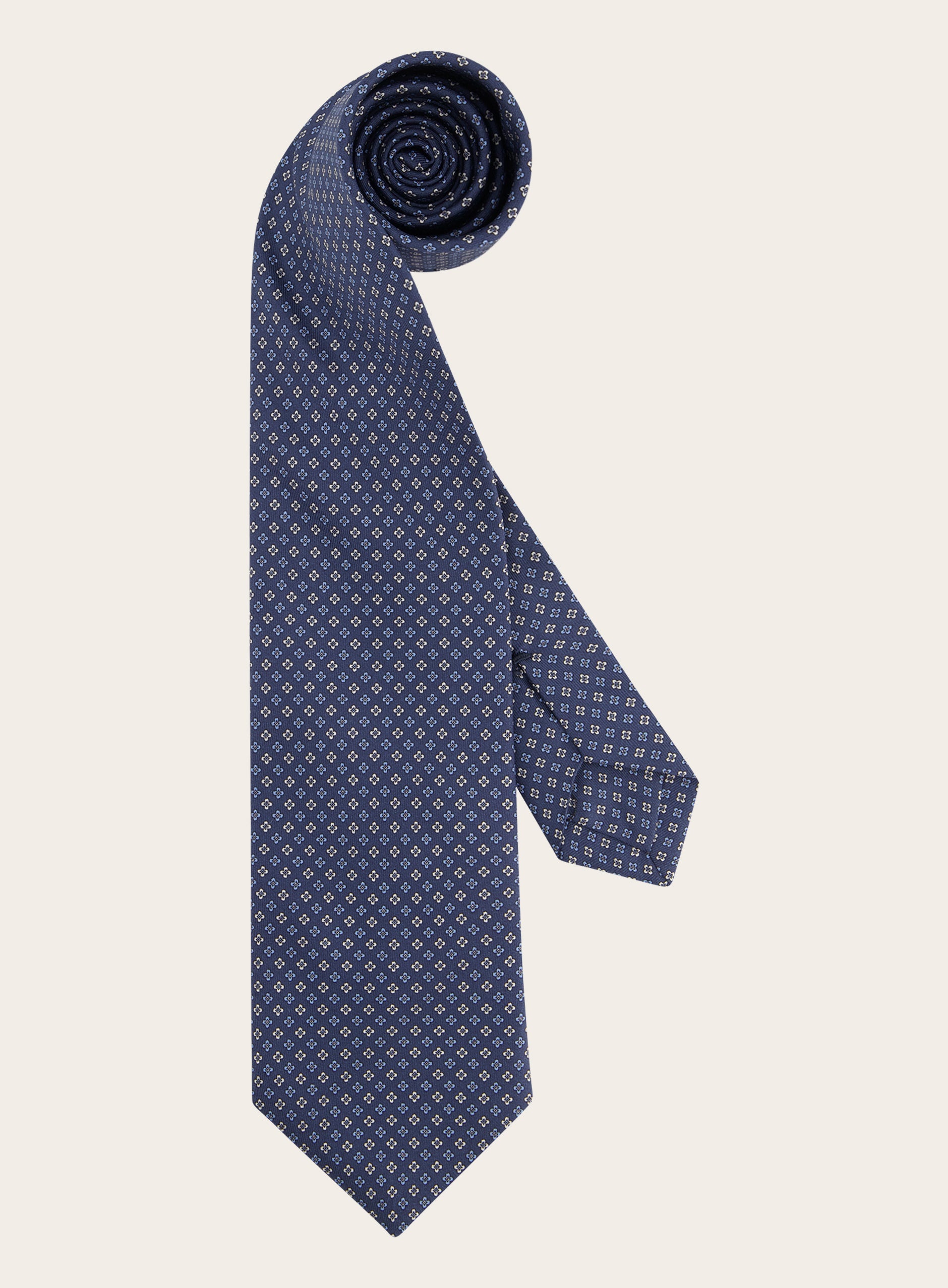 Onderhoud Graveren Dicht OGER - zijden stropdas met bloemendessin - OGER