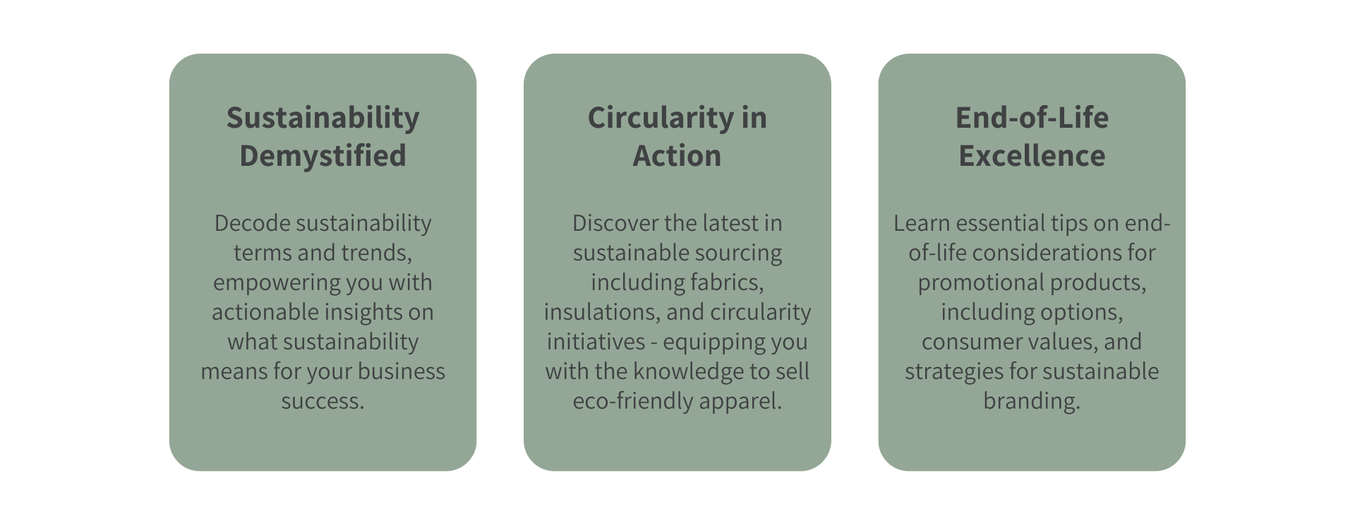 Sustainabiity Demystified, Circularity in Action, End-of-Life Excellence