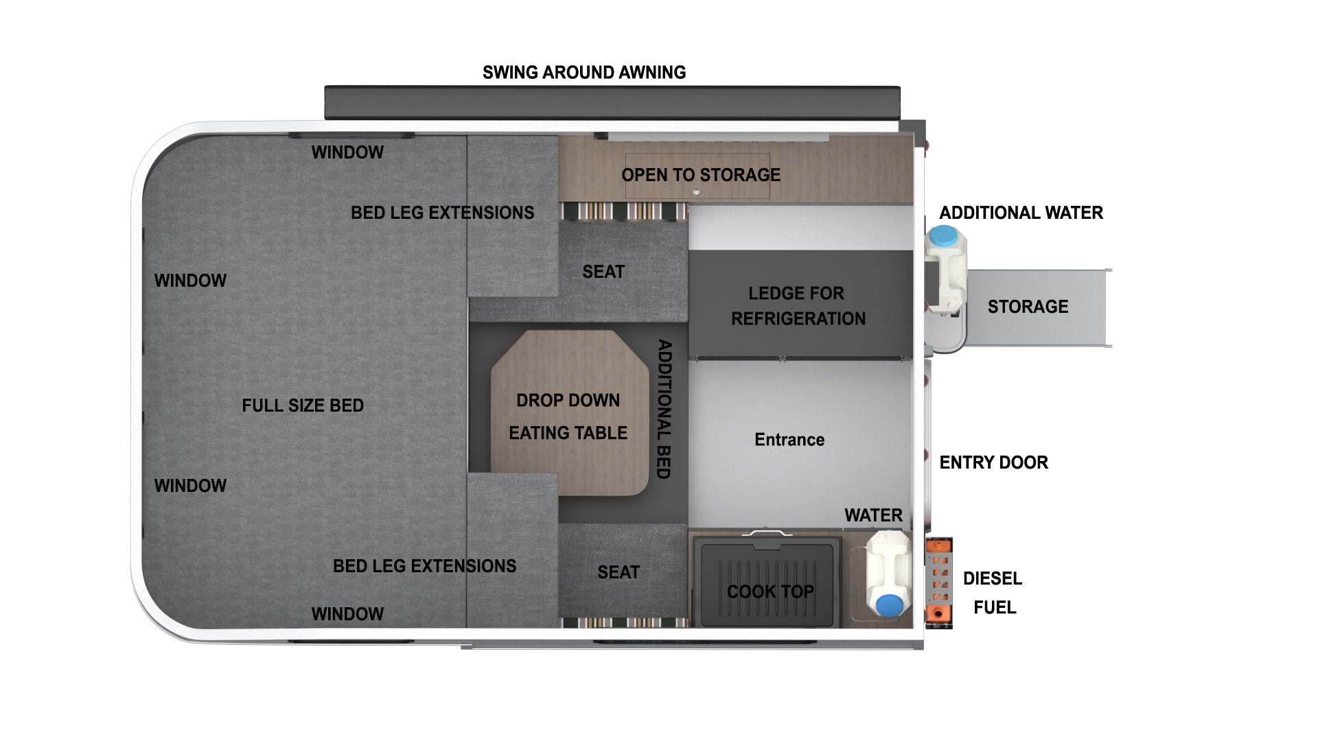 El Cap floorplan