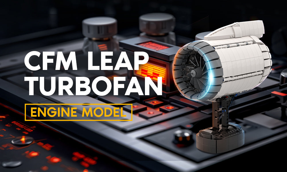 CFM LEAP Turbofan Brick Engine Model