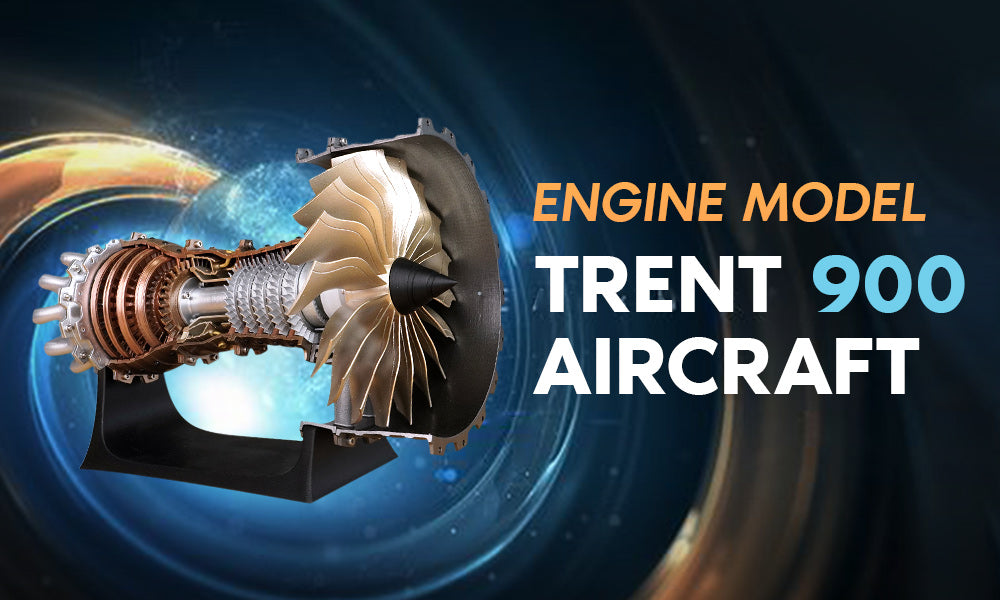 Trent 900 Aircraft Turbofan Engine Model Kit -1: 20 Scale