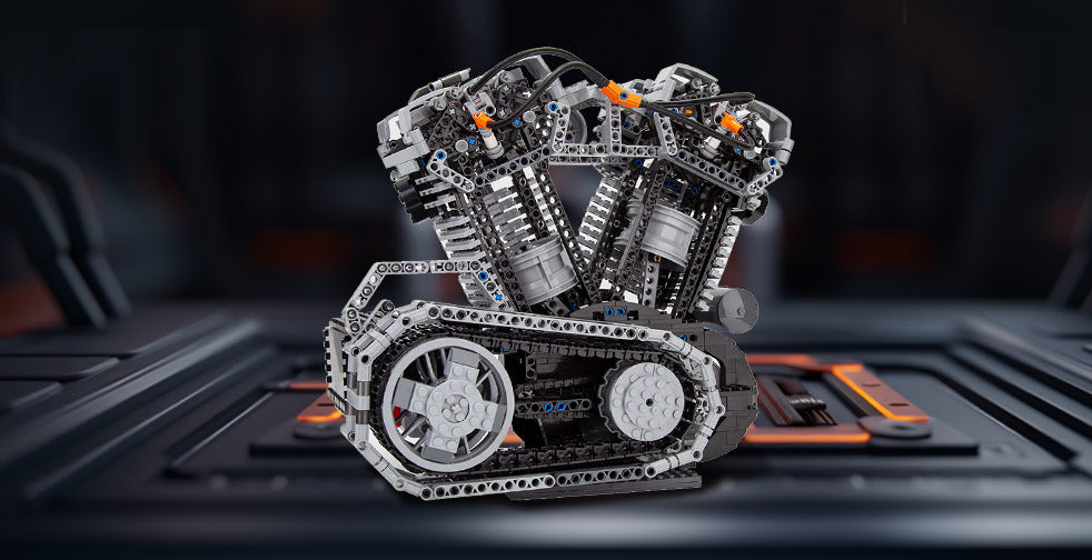 Milwaukee-Eight V-Twin MOC Motor Engine Model Set
