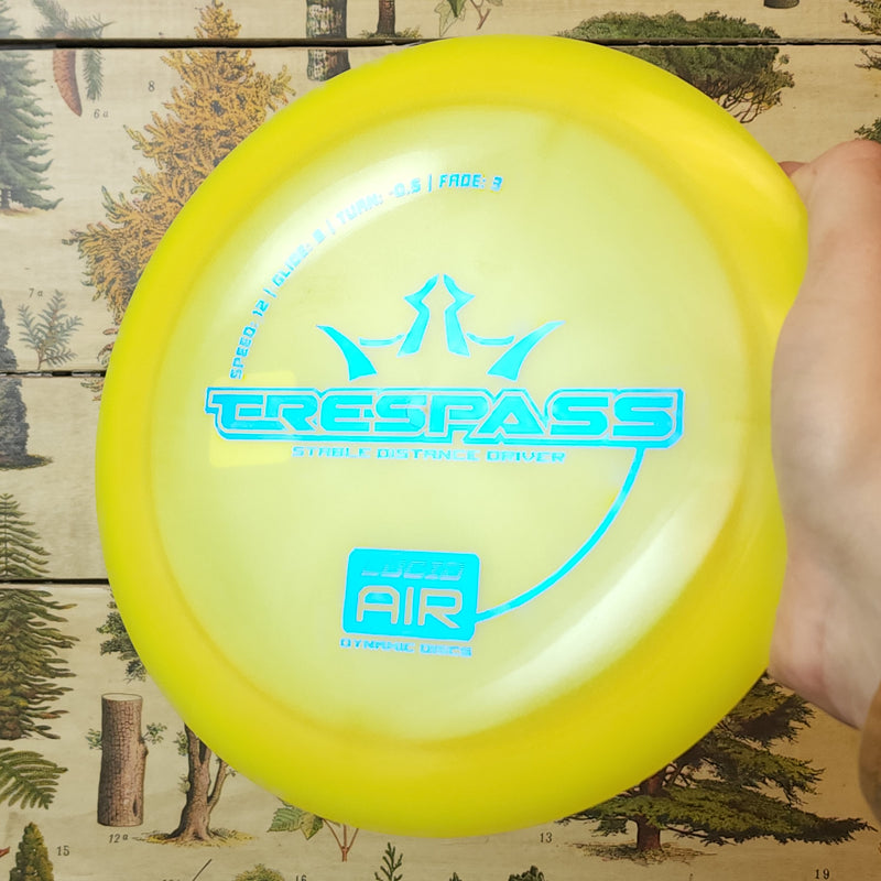 Dynamic Discs - Trespass Stable Distance Driver - Lucid Air - 12/5/-0.5/3