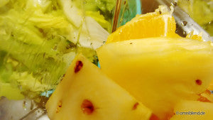 Endivien-Orange-Ananas-Zutaten