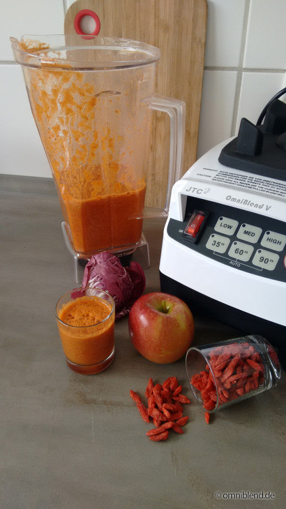 Goji-Smoothiemixer Arbeitsplatte