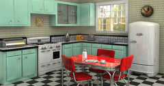 1950s bright interior why use colour home decor