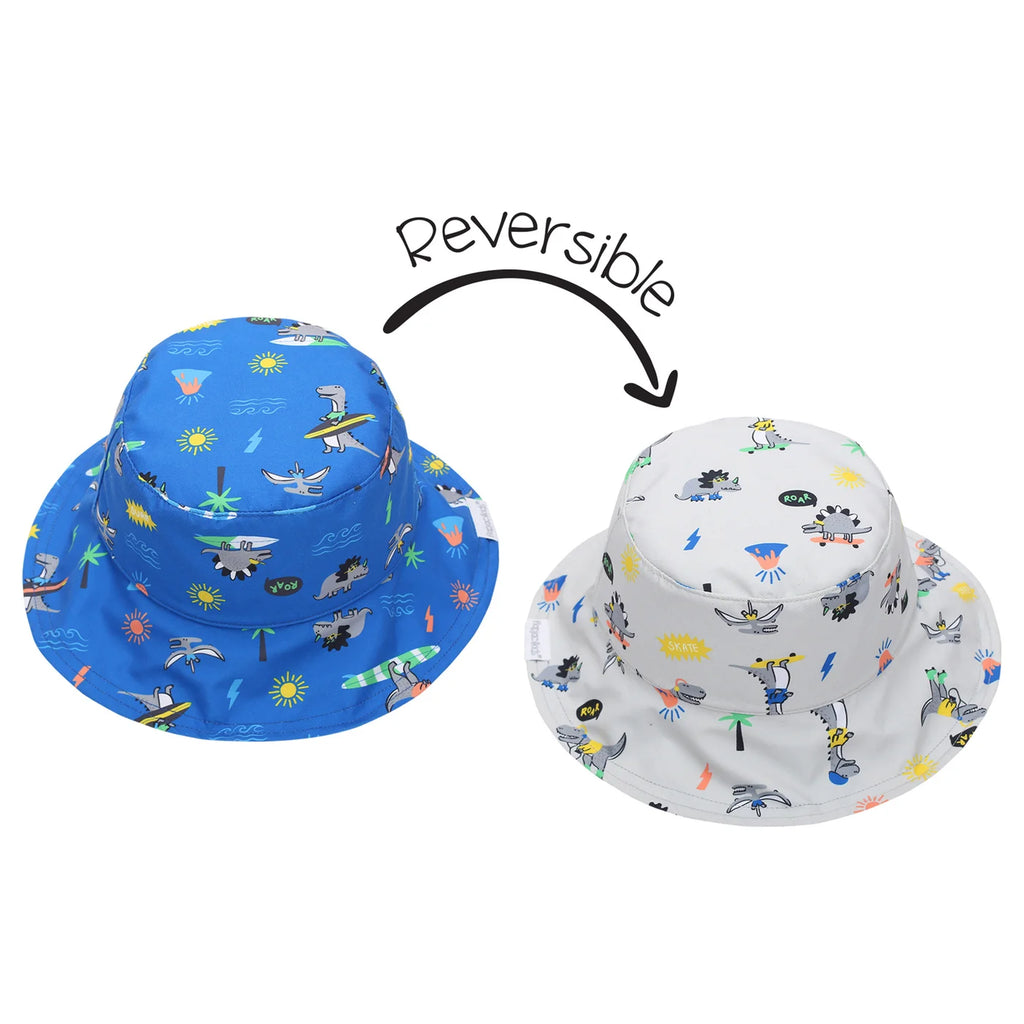 FLAPJACKKIDS Baby's & Little Kid's UPF 50+ Reversible Narwhal