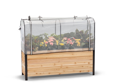 Cedar Planters Greenhouse Cover