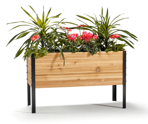 Cedar Planters Raised Garden Bed