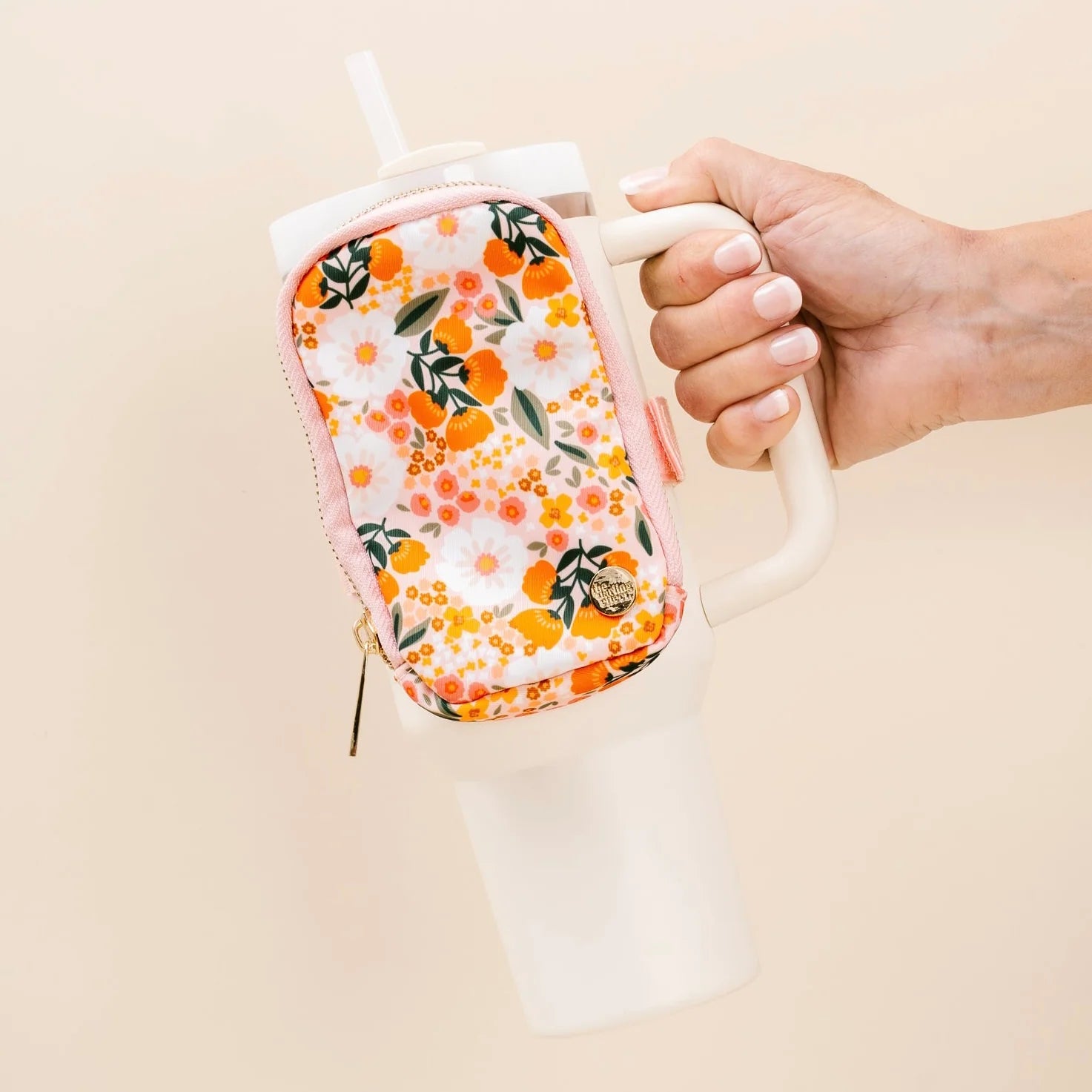 40oz Tumbler With Handle - Bertie & Olif Boutique