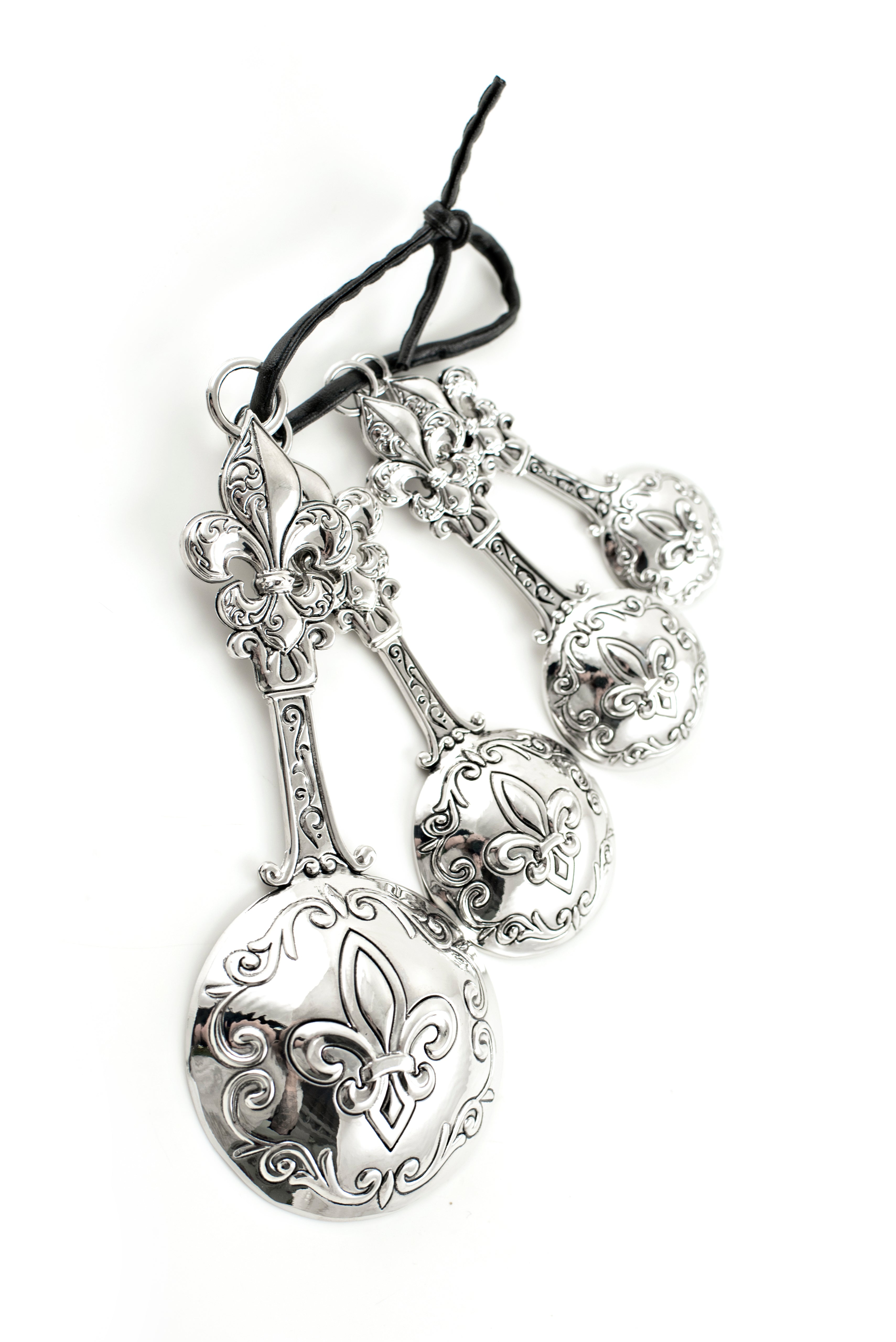 Kitchen Measuring Spoon Set - Fleur De Lis
