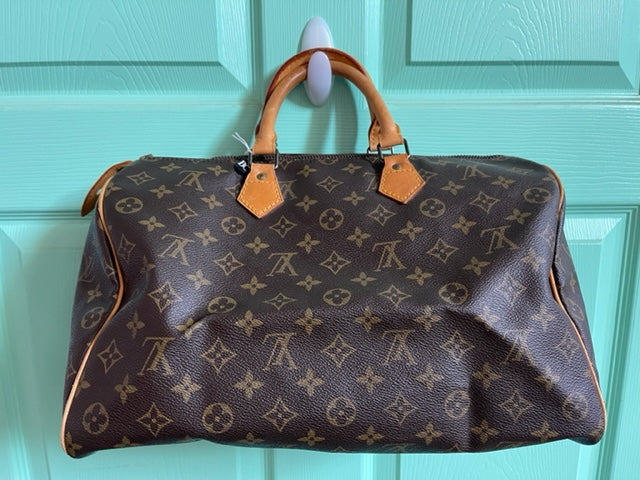 Louis Vuitton LV Keepall 50 puff leather Purple ref.956496 - Joli Closet