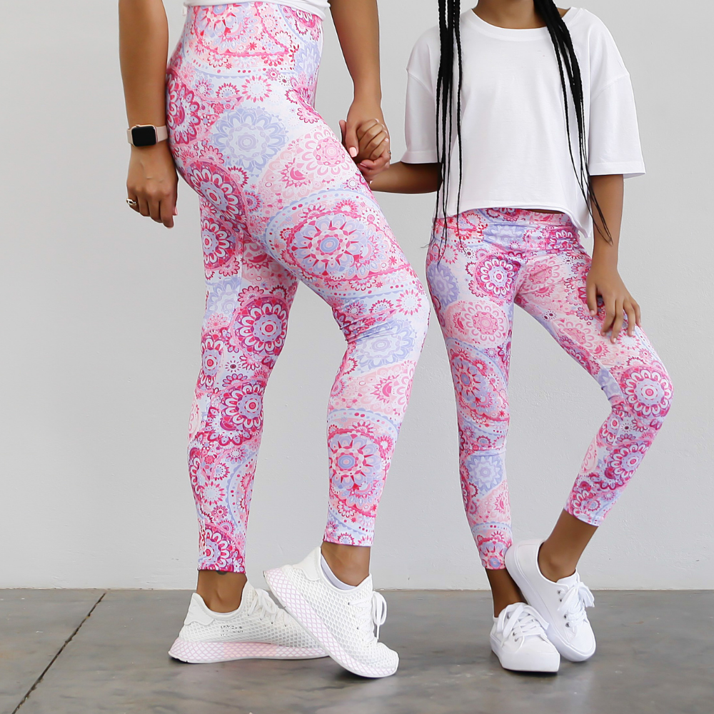 Rainbow Leopard Yoga Leggings Women, Colorful Gradient Animal Print Hi –  Starcove Fashion