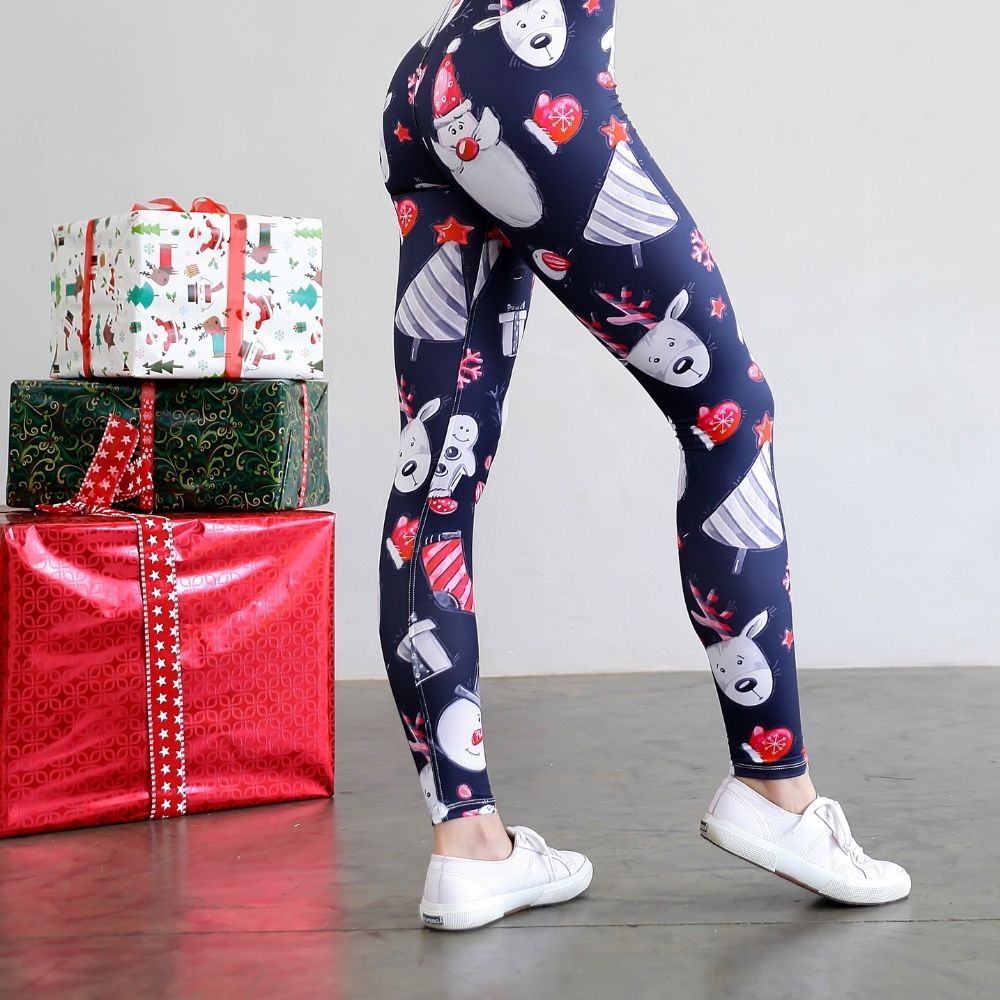 Rudolph The Red Nosed Reindeer Ladies Leggings - Positive Pants Europe