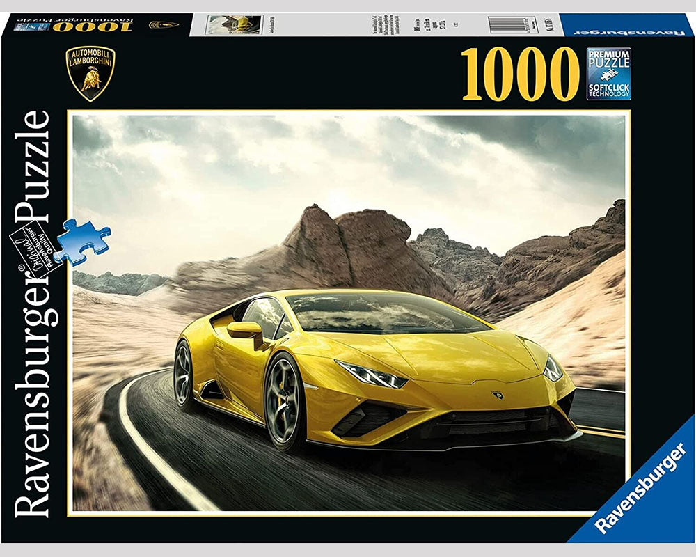 Lamborghini Amarillo Rompecabezas 1000 Piezas Ravensburger – La Casa de la  Educadora