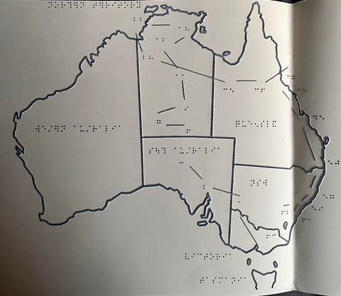 Tactile Map of Australia