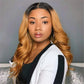 Invisible HD Lace Body Wave Glueless 13x4 Frontal Lace Wig Ombre | True HD Lace - Seyna Hair
