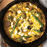 Bacon, Veggie & Goat Cheese Frittata Recipe | Balanced Bites Wholesome Foods