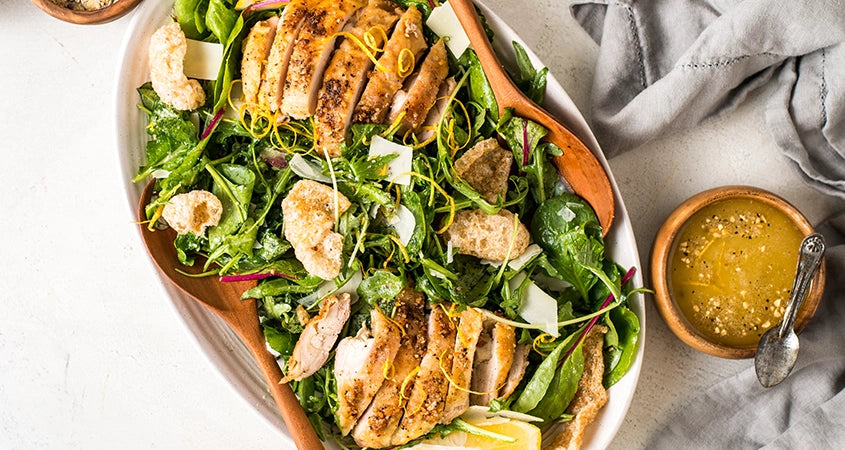 Kale Caesar Salad Recipe | Balanced Bites