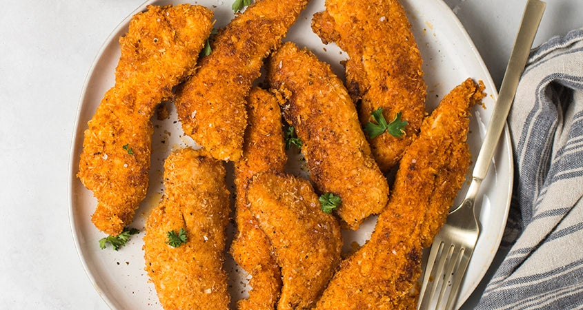 Crispy Chicken Tender Recipe | Balanced Bites