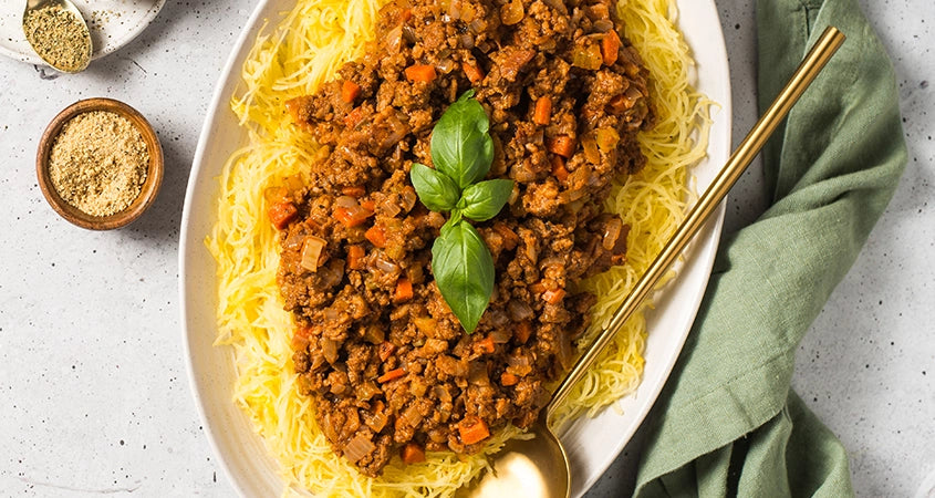 Spaghetti Squash Bolognese Recipe | Balanced Bites