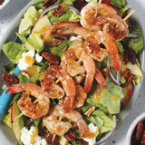 Sherry Onion Grilled Shrimp with Goat Cheese & Apple Salad Recipe | Balanced Bites Wholesome Foods