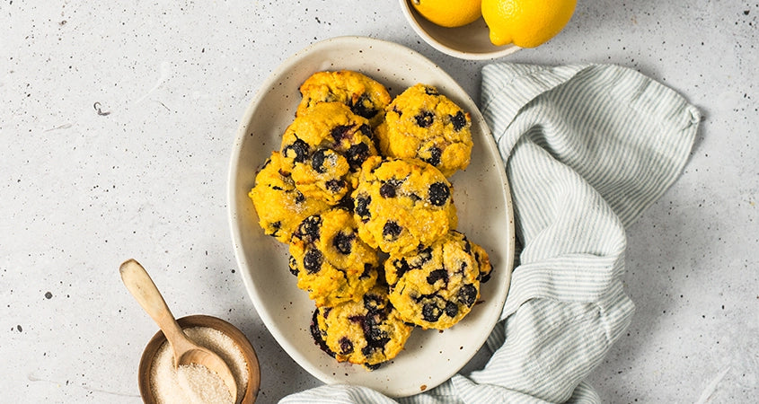 Lemon Blueberry Scone Recipe | Balanced Bites