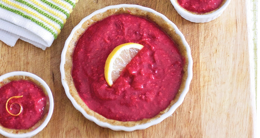 Raw Raspberry Tart Recipe | Balanced Bites