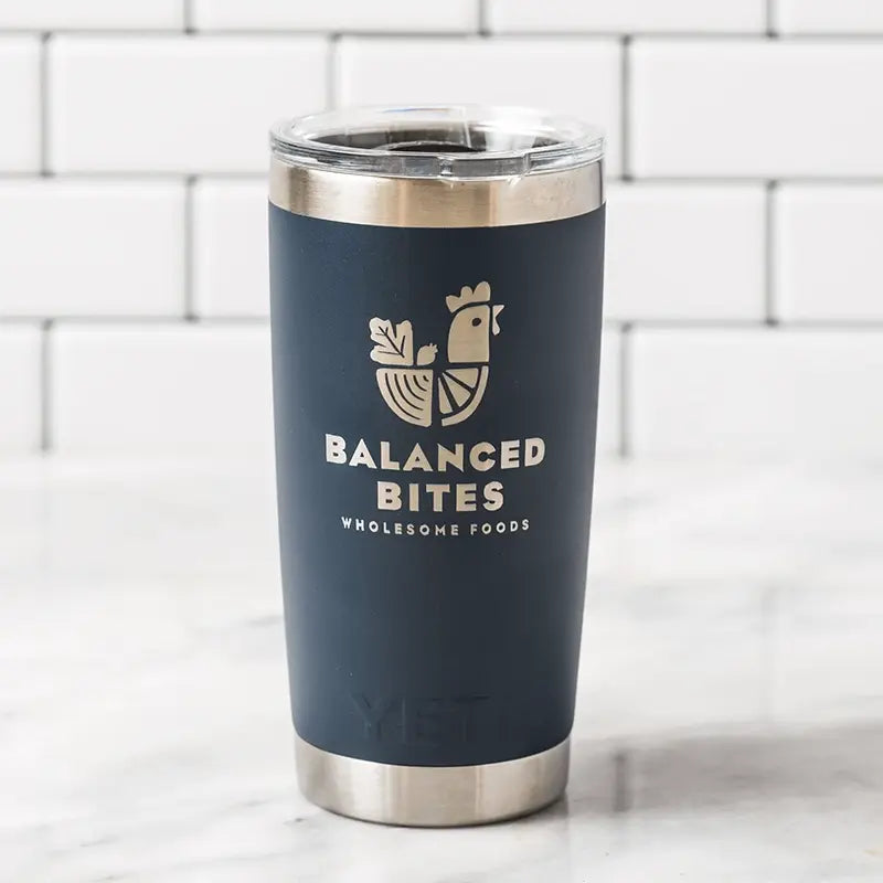 Organic Limited Edition Infused Sugars & Navy YETI Tumbler  Balanced Bites  Organic Spice Blends – Balanced Bites Wholesome Foods