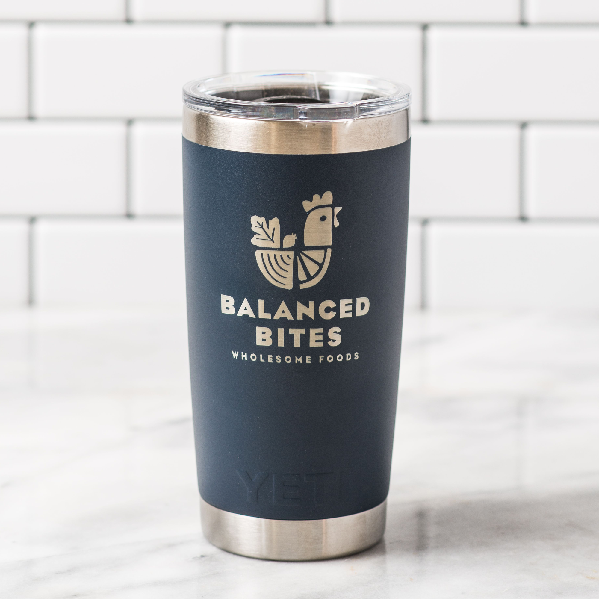 Balanced Bites Logo YETI Tumbler, 20oz – Balanced Bites Wholesome