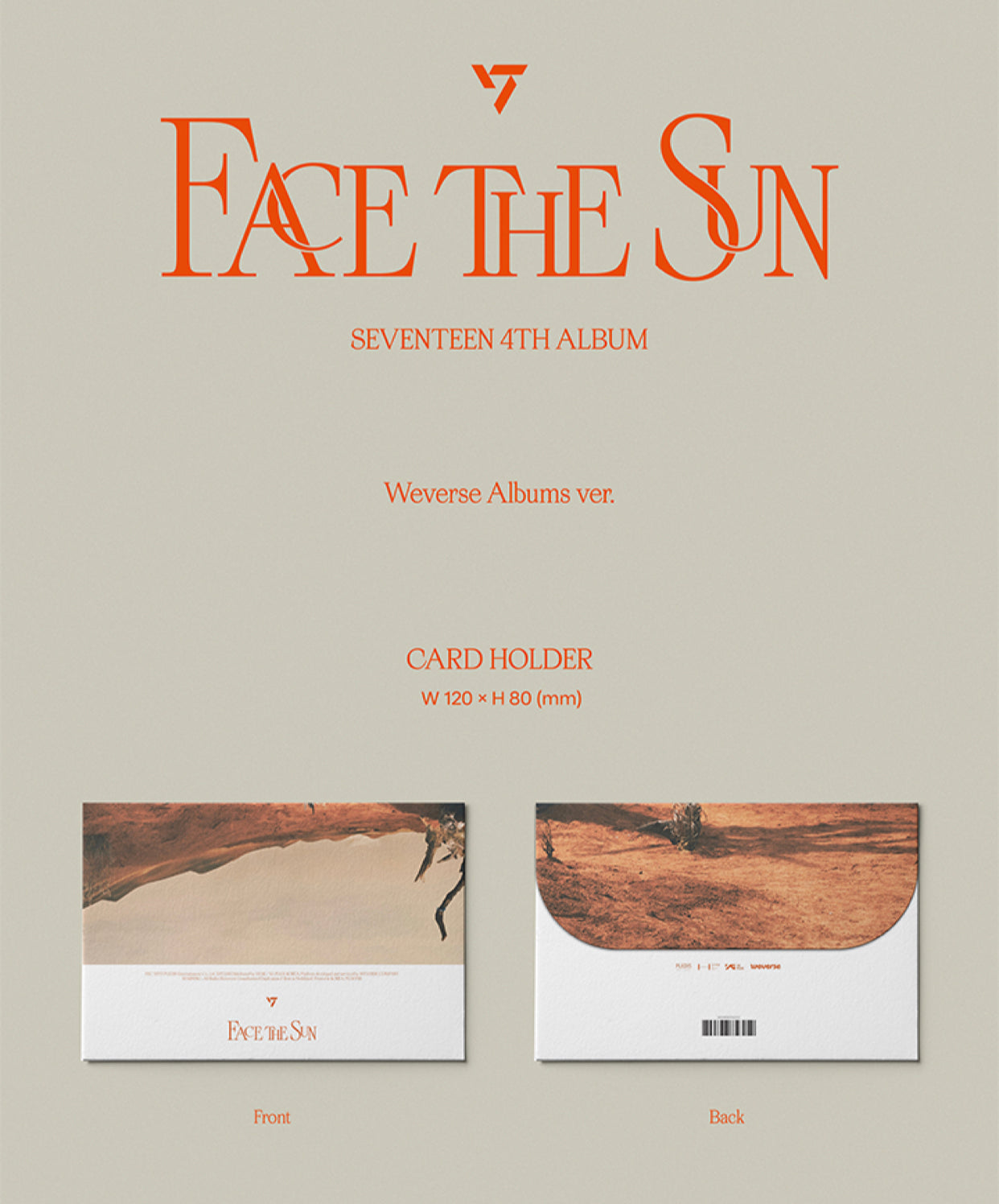 seventeen ラキドロ ホシ weverse face the sun-